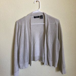 Silver cardigan
